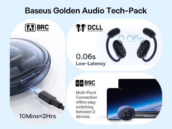 Baseus Golden Audio Tech-Pack including BRC, DCLL, BSC