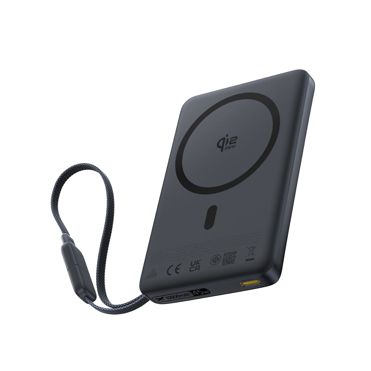 Baseus PicoGo AM52 Qi2.2 Magnetic Power Bank with Cable 10000mAh 45W