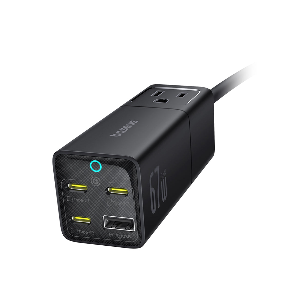 Baseus PowerCombo Mini Power Strip AC+1U+3C 67W