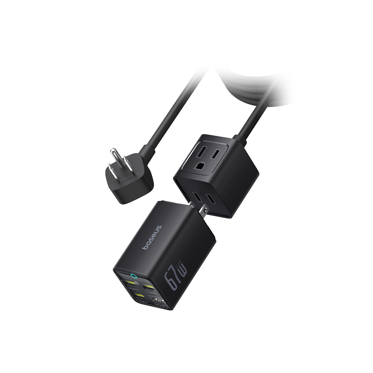 Baseus PowerCombo Mini Power Strip AC+1U+3C 67W
