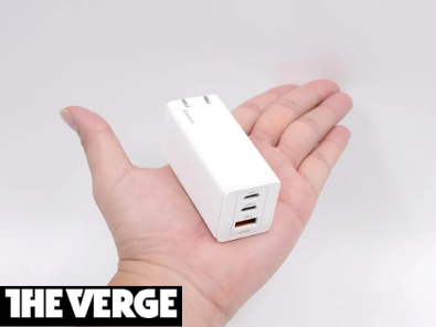 Baseus’ new GaN charger puts two USB-C ports and a USB-A port together in a palm-sized package