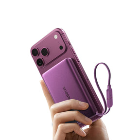 Baseus PicoGo AM52 Qi2.2 Magnetic Power Bank with Cable 10000mAh 45W