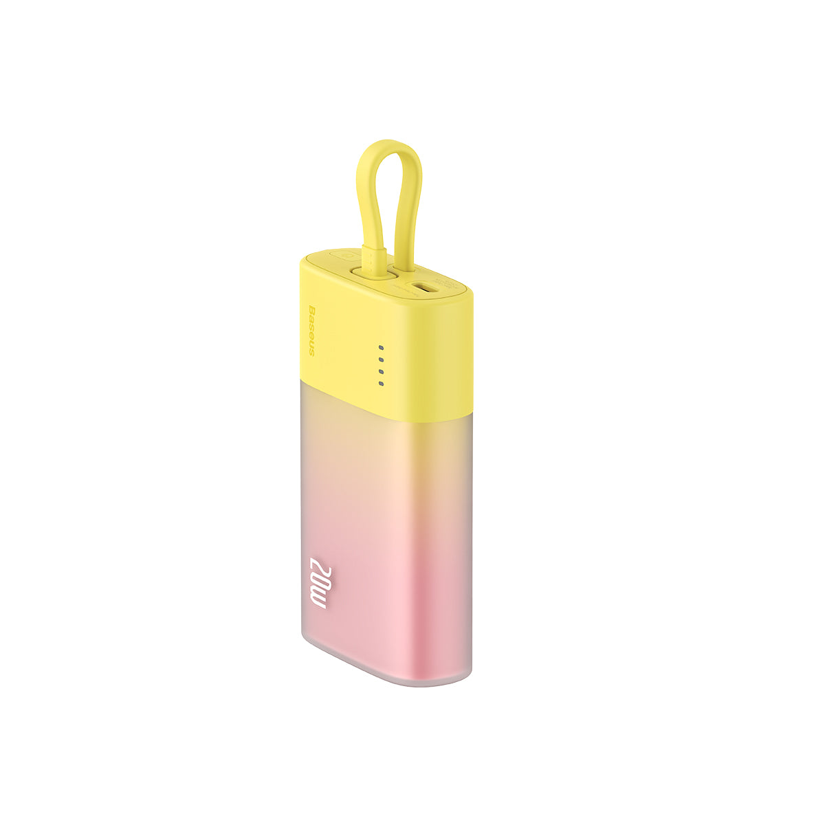 Baseus Popsicle USB-C Power Bank 20W 5200mAh US Yellow