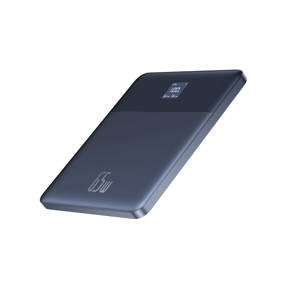 Baseus_Blade2_Smart_Power_Bank_65W_12000mAh_Blue_with screen