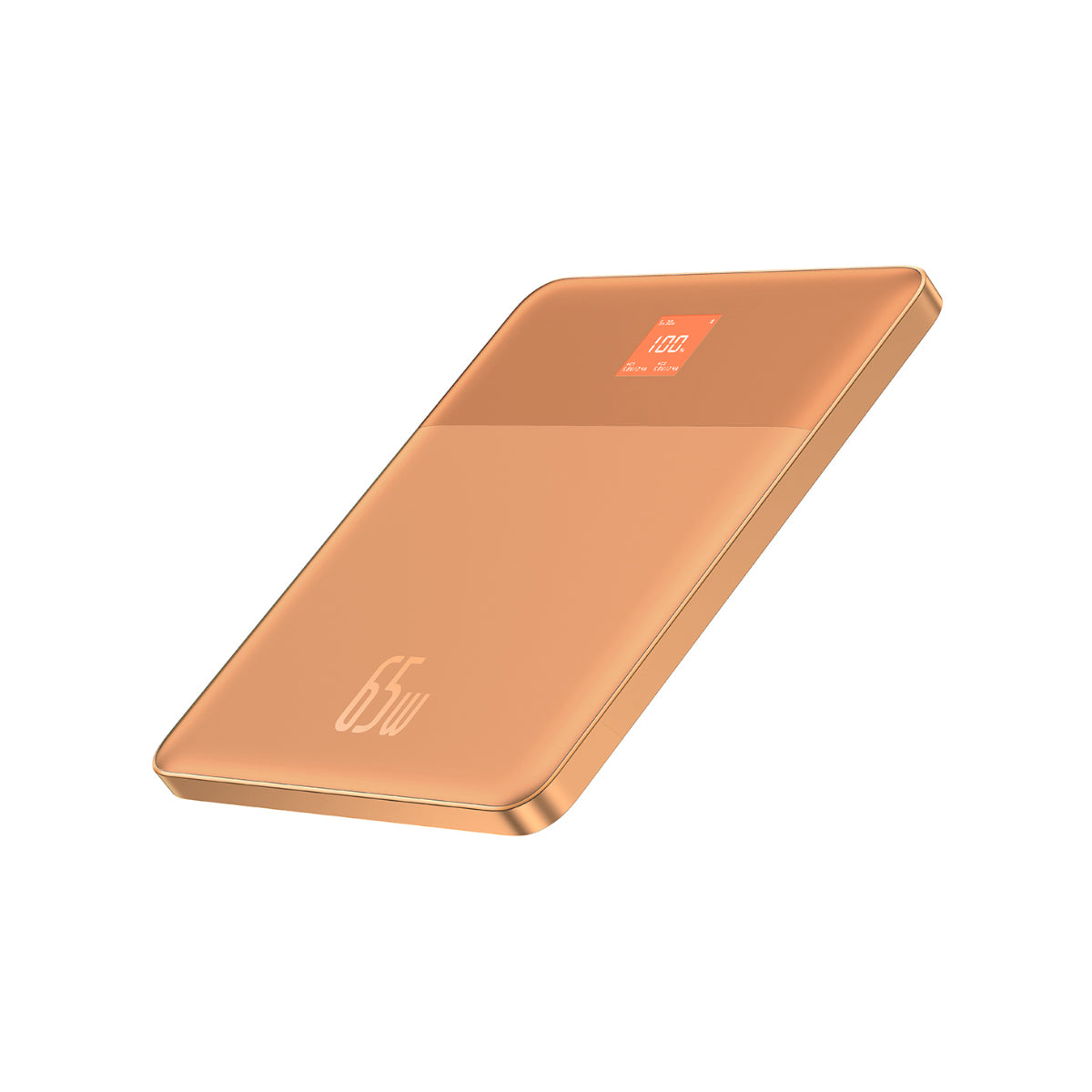 Baseus_Blade2_Smart_Power_Bank_65W_12000mAh_Orange_with screen