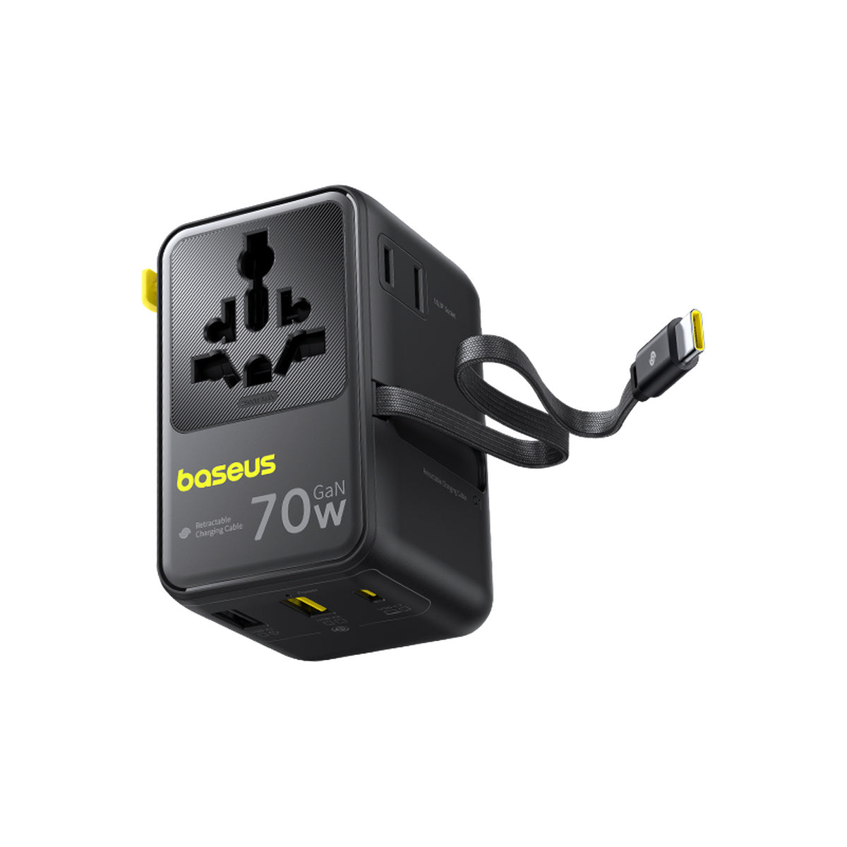 Baseus EnerCore CG11 Universal Travel Adapter 2AC+2U+2C 70W
