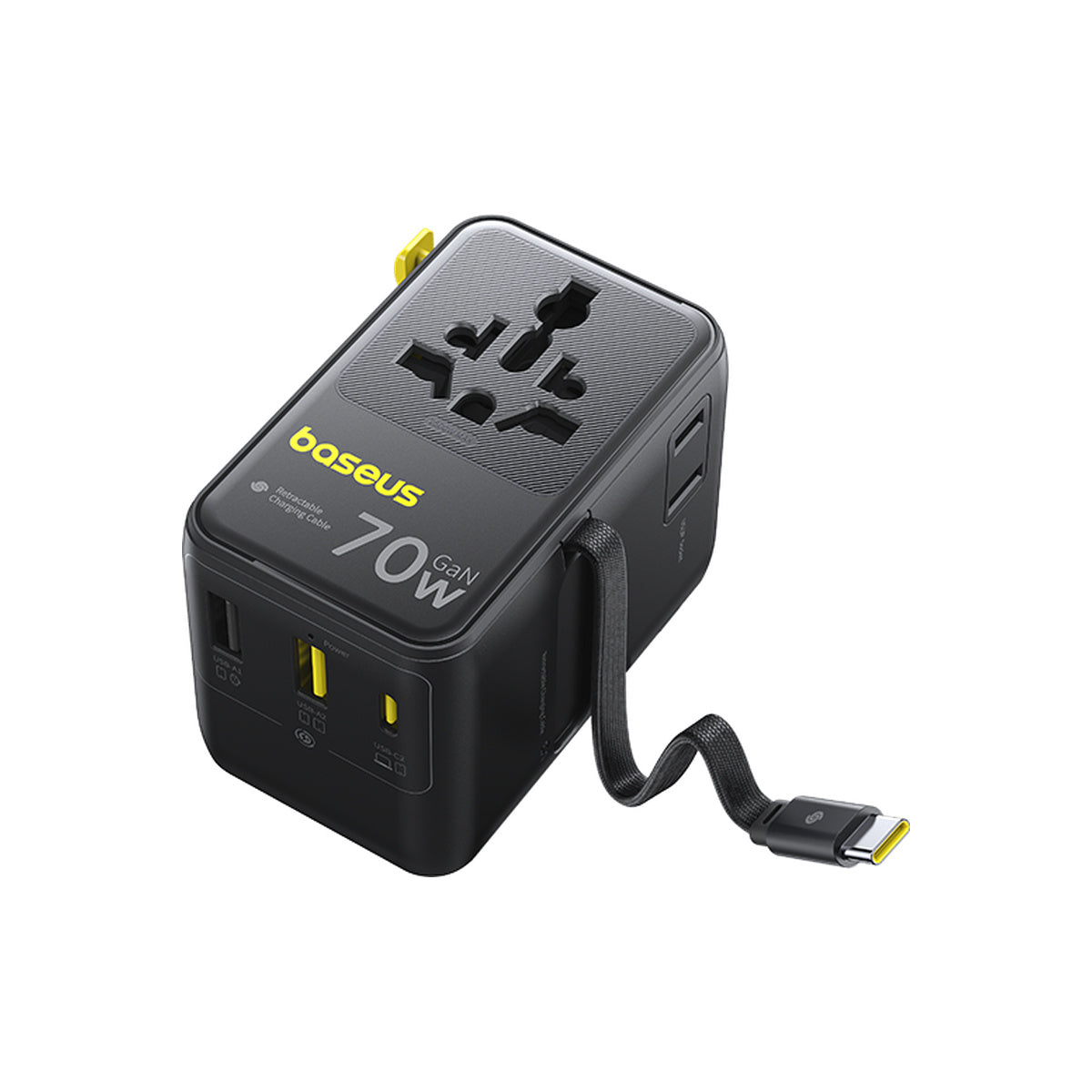 Baseus EnerCore CG11 Universal Travel Adapter 2AC+2U+2C 70W