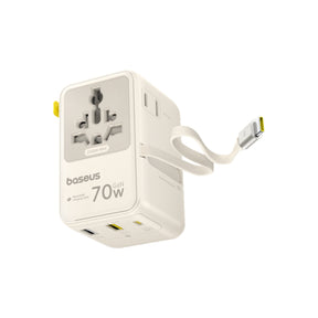Baseus EnerCore CG11 Universal Travel Adapter 2AC+2U+2C 70W