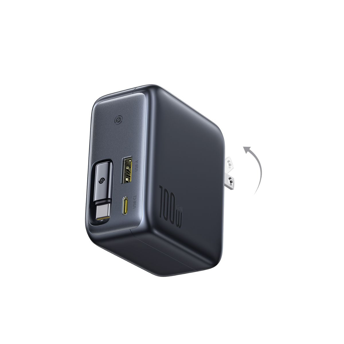Baseus EnerCore CJ11 Fast Charger with Retractable Cable 2C+U 100W
