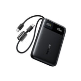 Baseus EnerFill FC11 Power Bank with Dual Built-in USB-C Cables 10000mAh 45W