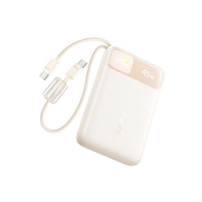 Baseus EnerFill FC11 Power Bank with Dual Built-in USB-C Cables 10000mAh 45W