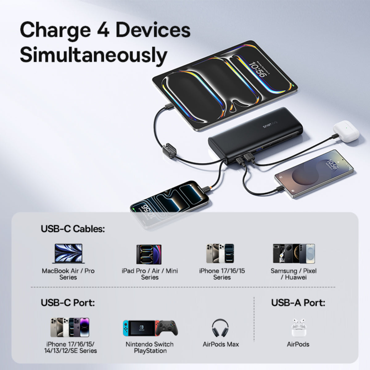 Baseus EnerFill FC41 Power Bank with Cables 25000mAh 145W