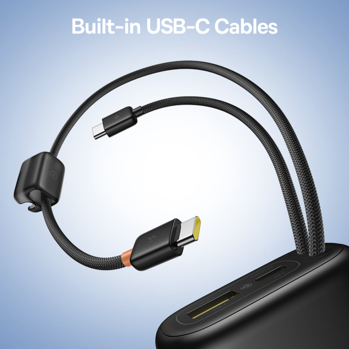 Baseus EnerFill FC41 Power Bank with Dual Built-in Cables 10000mAh 67W