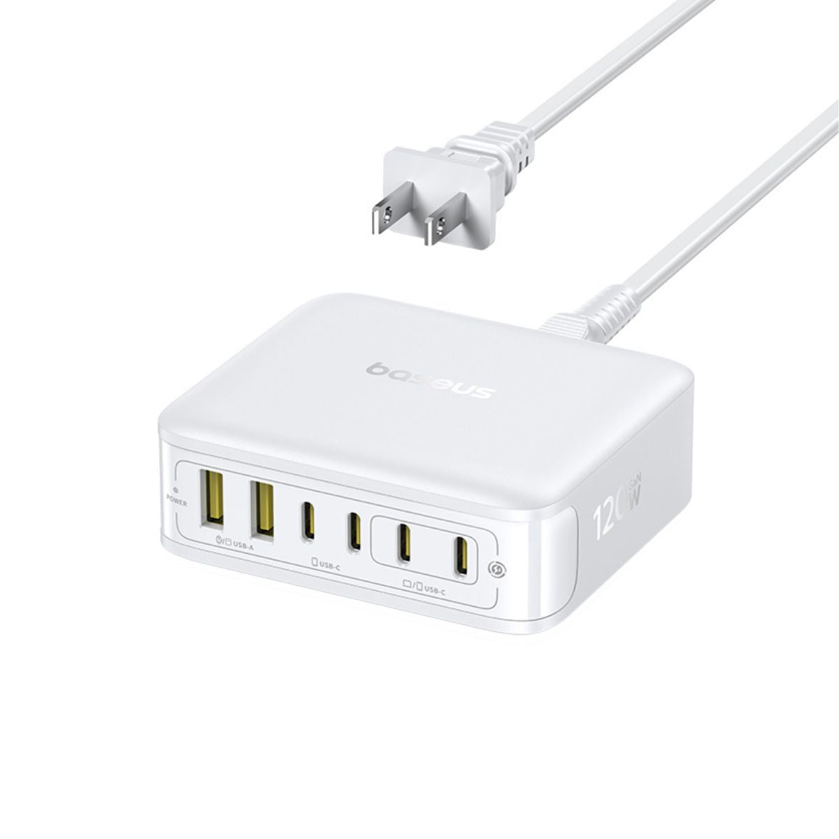 Baseus EnerFill FH21 Desktop Charging Station 4C+2U 120W White