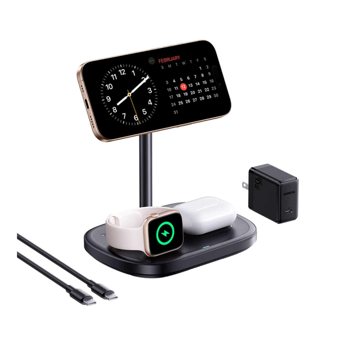 Baseus EnerFill FS41 3-in-1 Wireless Charging Stand