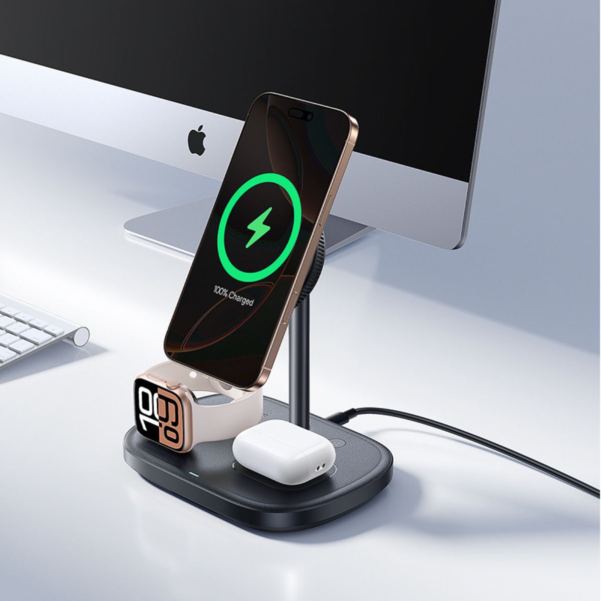 Baseus EnerFill FS41 3-in-1 Wireless Charging Stand