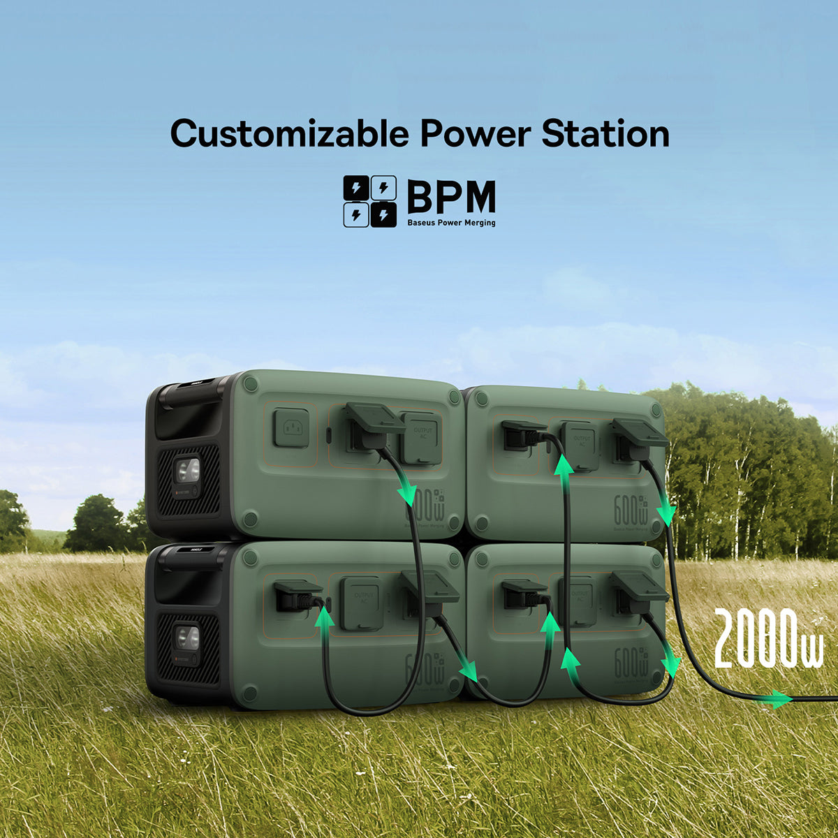 Baseus_Energy_Stack_Portable_Power_Station_600W_576Wh_Parallel Operation