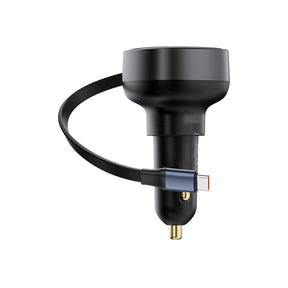 Baseus Enjoyment Pro Retractable USB-C Car Charger 60W