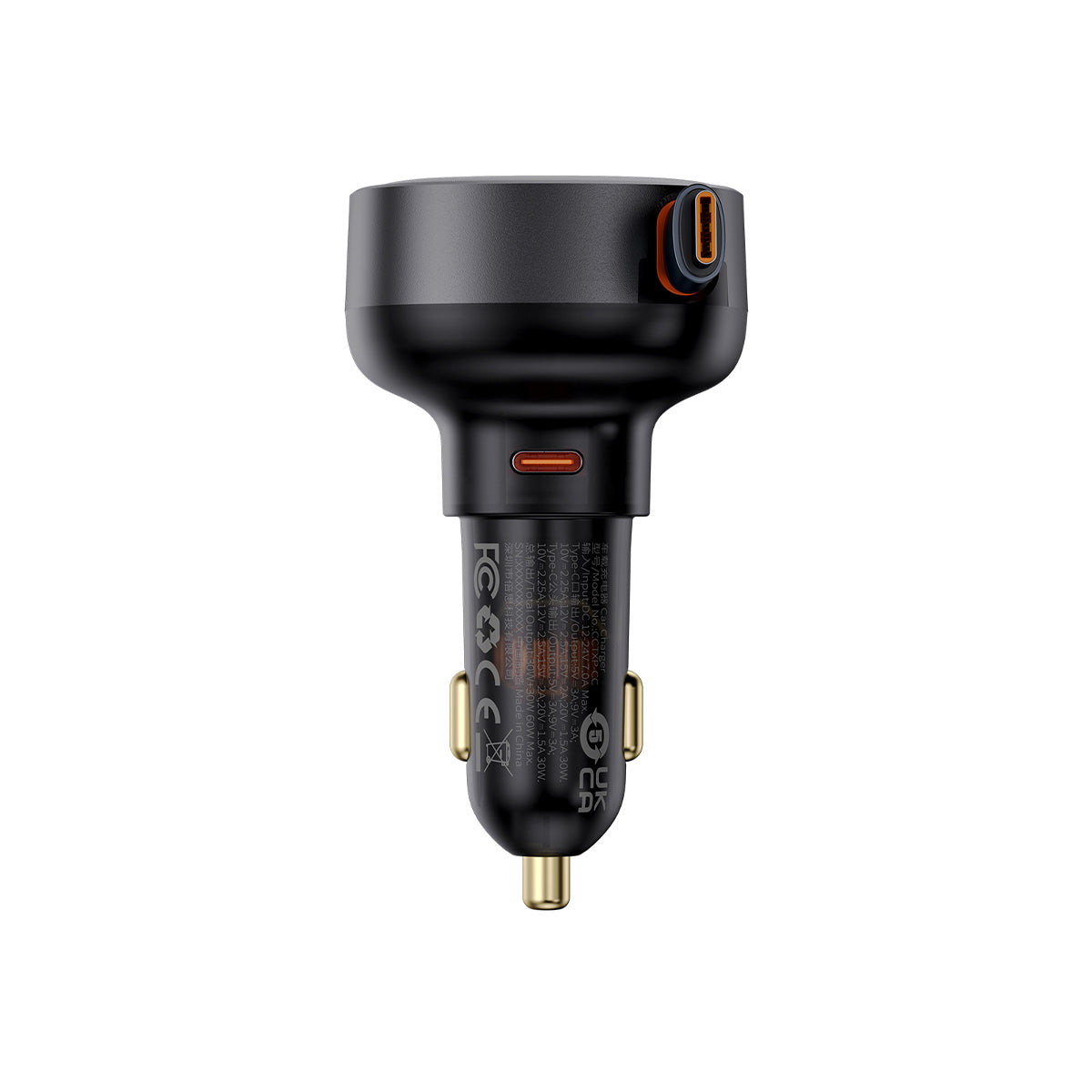 Baseus Enjoyment Pro Retractable USB-C Car Charger 60W