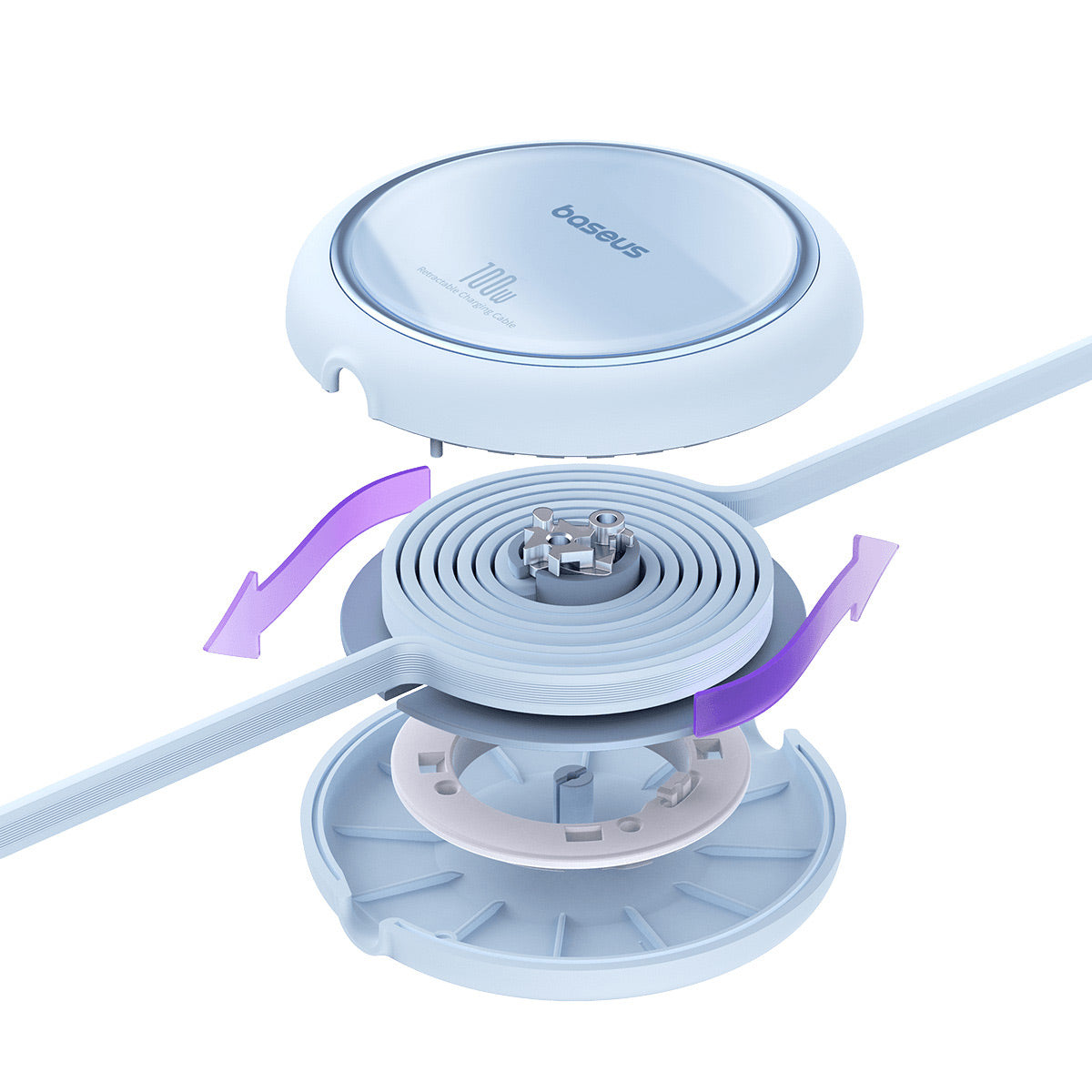 Baseus Free2Pull Retractable USB-C Cable 100W