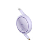 Baseus Free2Pull Retractable Charing Cable 100W Purple