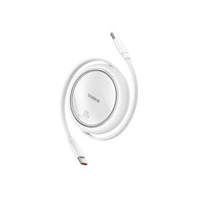 Baseus Free2Draw Mini Retractable USB-C Cable 100W White