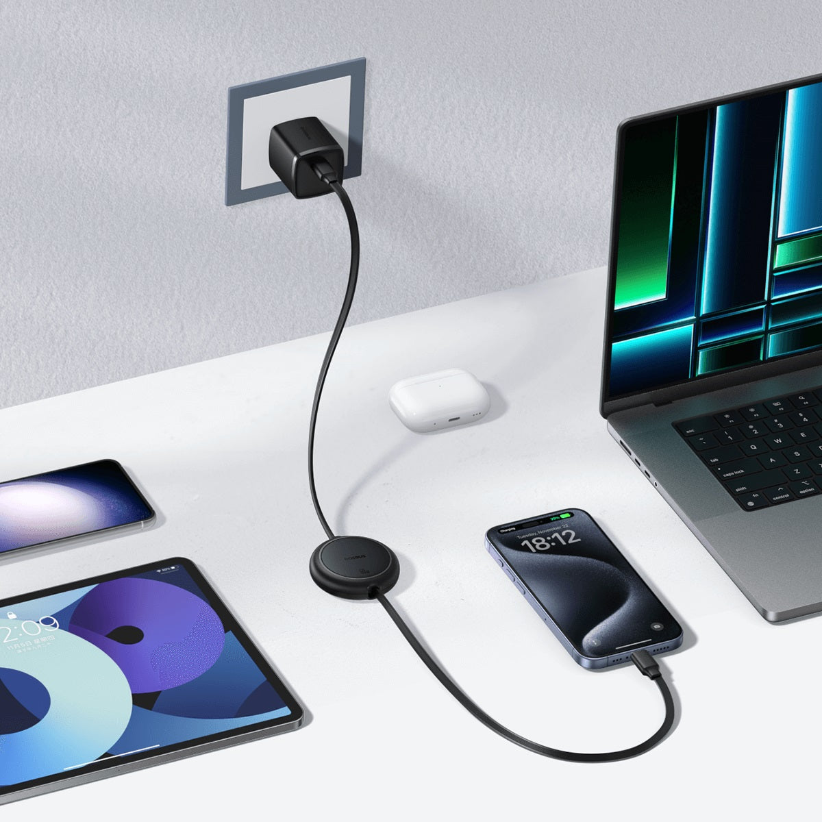 Baseus Free2Pull Mini Retractable USB-C Cable 60W