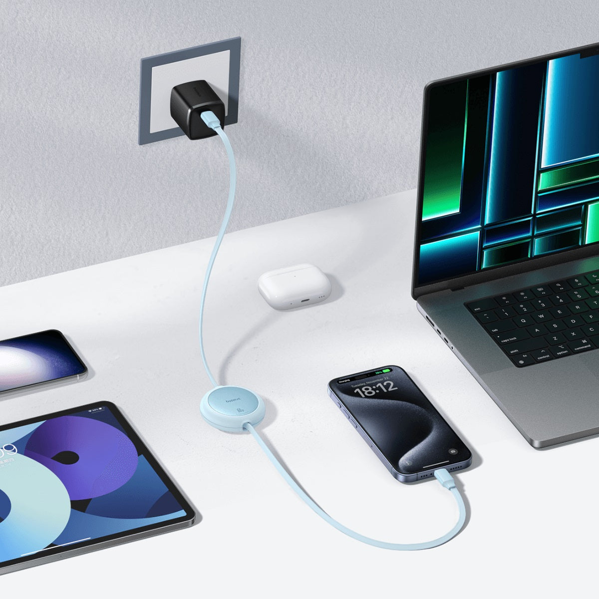 Baseus Free2Pull Mini Retractable USB-C Cable 60W