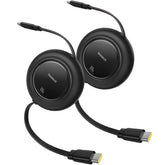Baseus Free2Pull Retractable USB-C Cable 100W 6.6ft+6.6ft Black