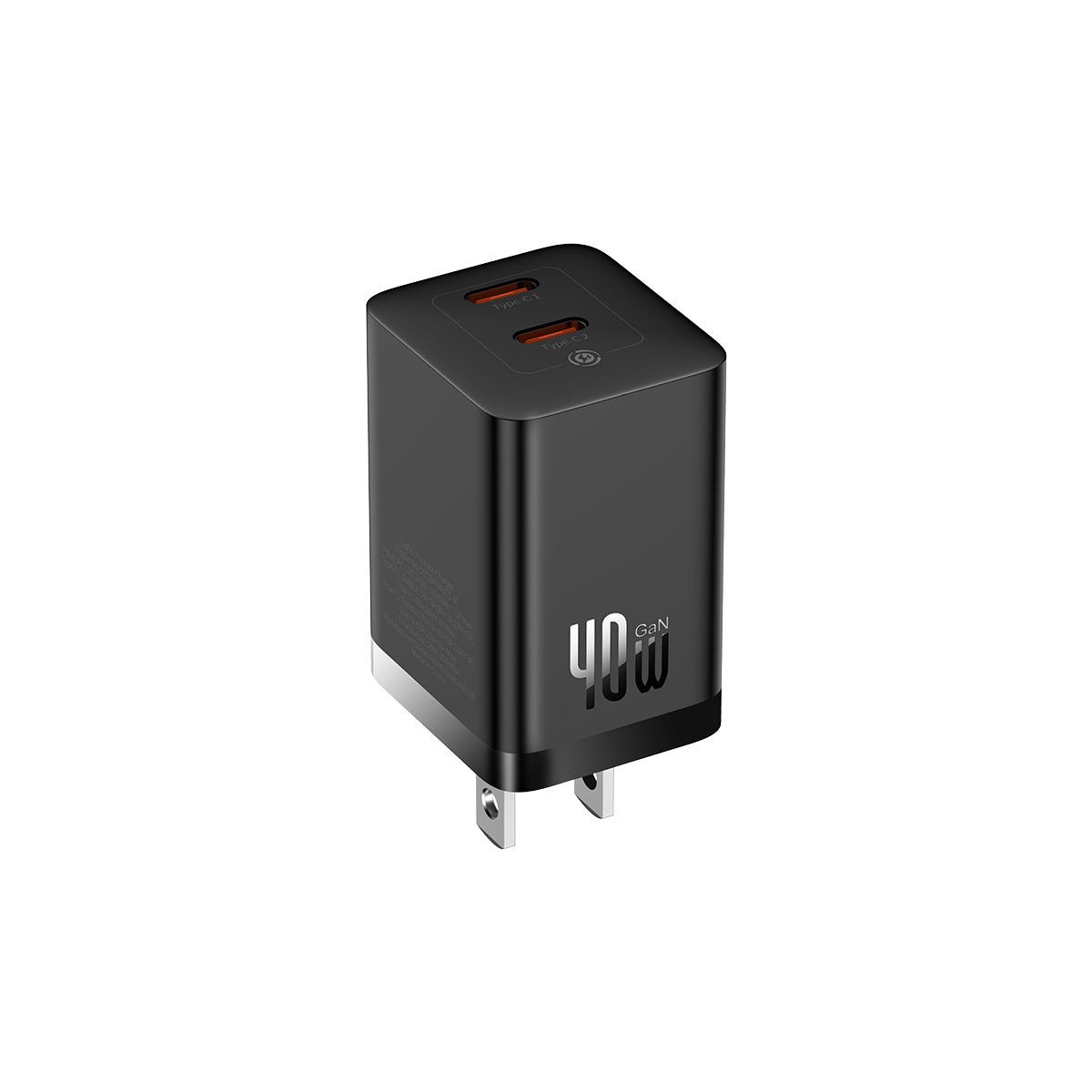 Baseus GaN5 Pro Dual USB-C Fast Charger 40W Black