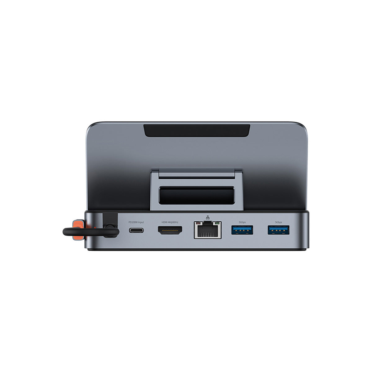 For ROG Ally Dock Console Hub 4K 60Hz USB C Docking Station Gigabit Ethernet 1000Mbps Dock Stand Type C USB 3.0 2.0 PD 100W