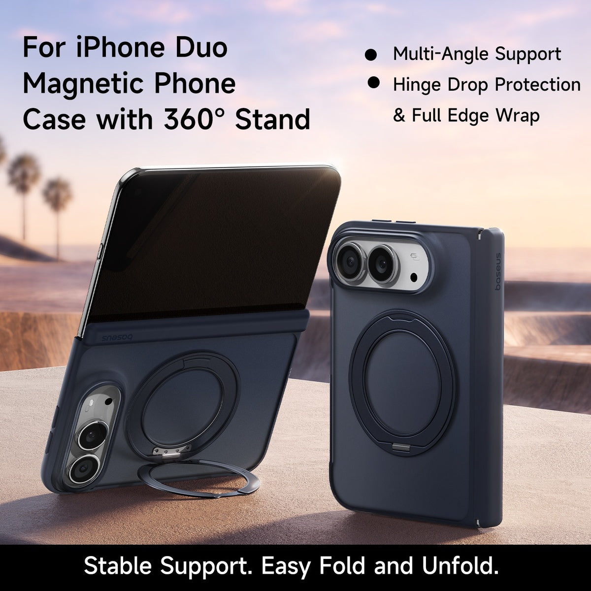 Baseus HoopRing Phone Case for iPhone Duo