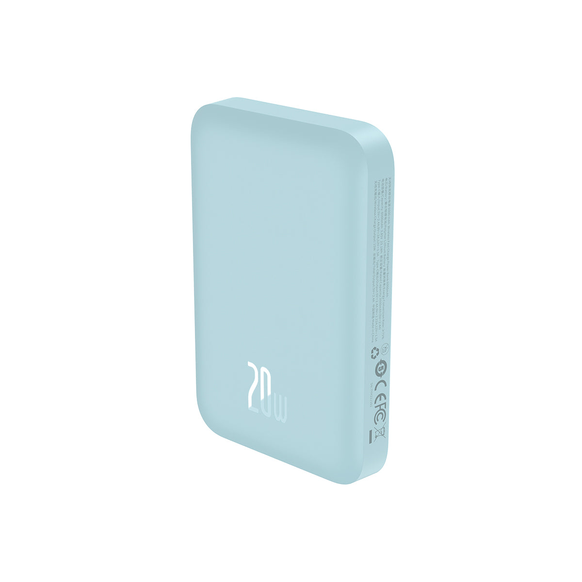 Baseus Magsafe Powerbank 6000mAh, batteria esterna magnetica per iPhone  serie 15/14/13/12, ricarica rapida wireless USB-C, Mini Power Bank PD 20W,  piccolo ma potente, bianco : : Elettronica