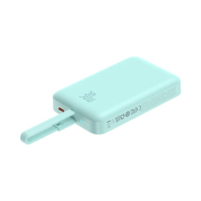 Magnetic MIni PowerBank 30W_Blue_with Tpec-C cable