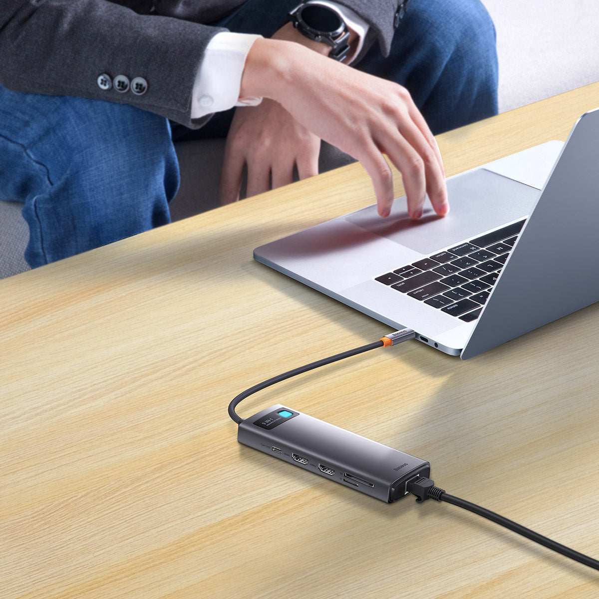 Baseus – support d'ordinateur Portable pour MacBook Air Pro