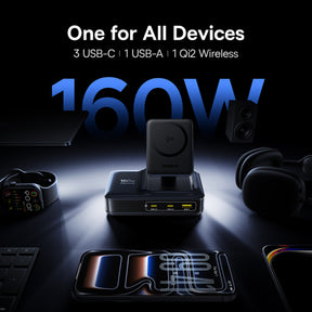 Baseus Nomos NH21 5-in-1 Desktop Charging Station 3C+U 160W