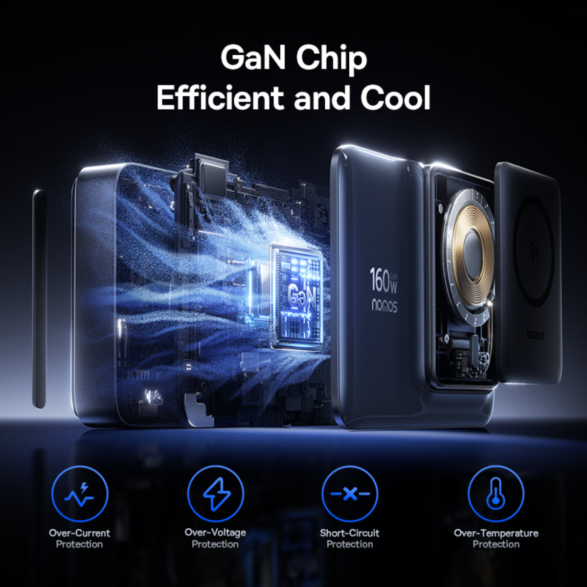 Baseus Nomos NH21 5-in-1 Desktop Charging Station 3C+U 160W