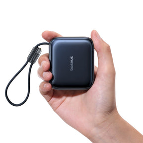 Baseus PicoGo AC22 Ultra Mini Power Bank with Built-in Cable 10000mAh 45W