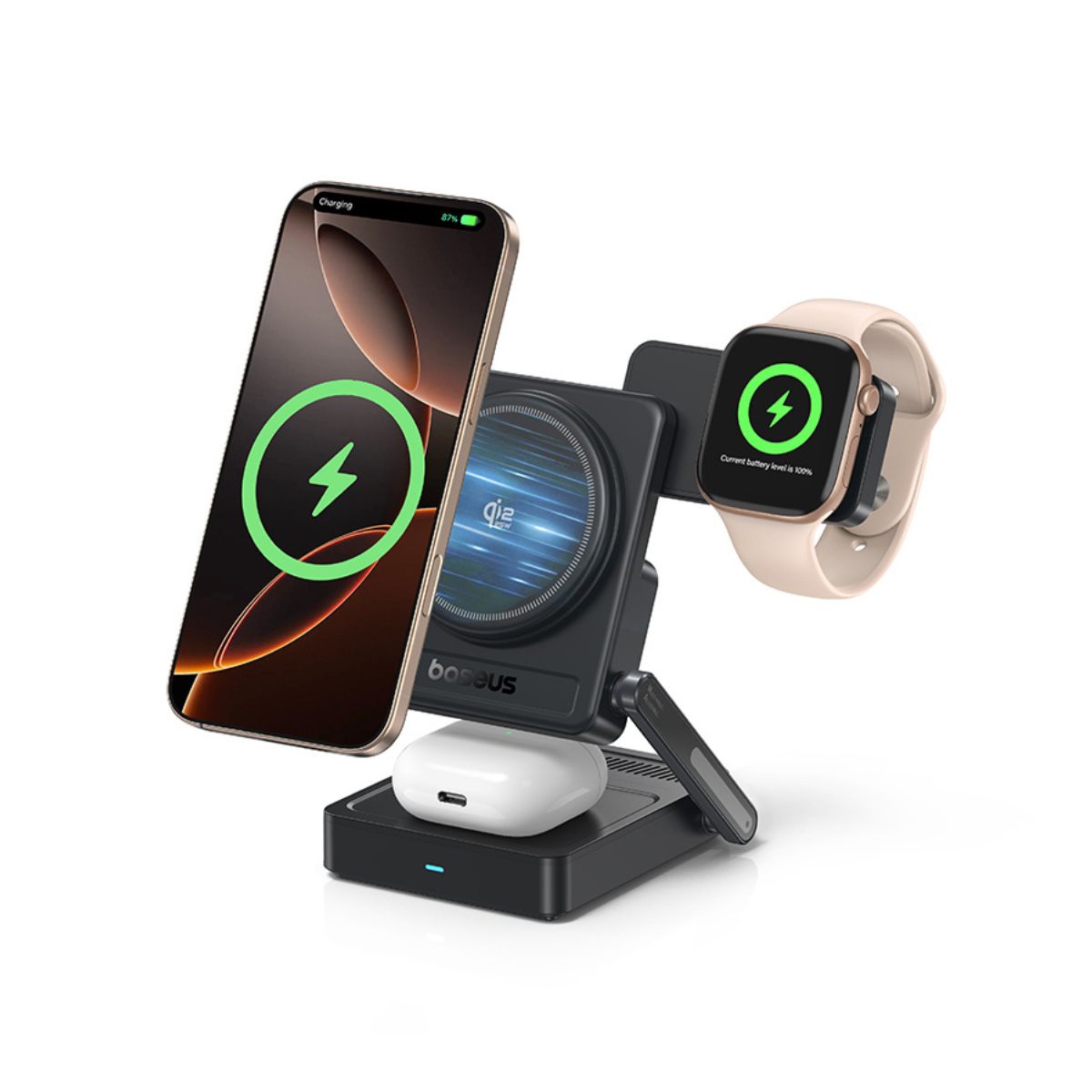 Baseus PicoGo AF21 3-in-1 Qi2.2 Wireless Charger