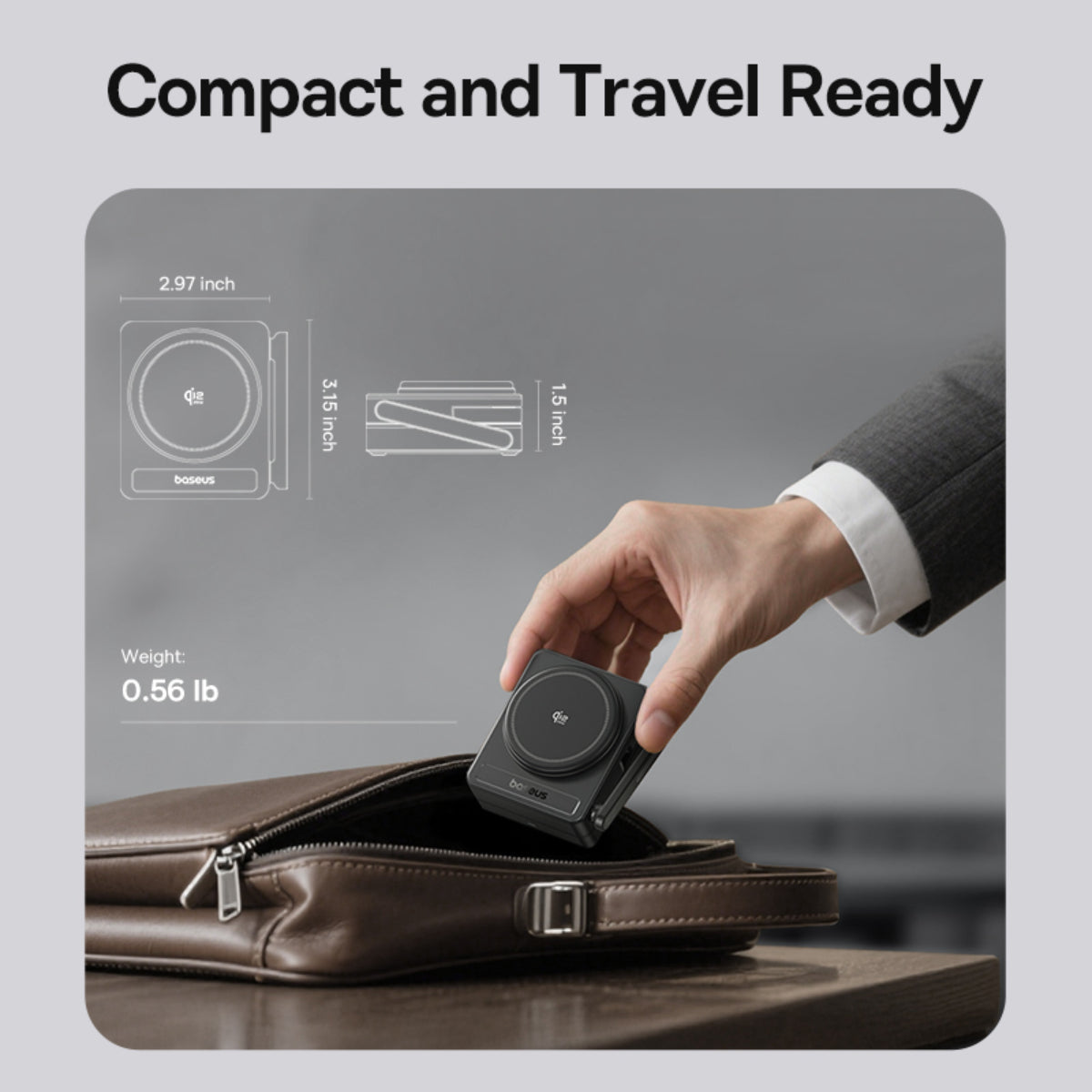 Baseus PicoGo AF21 3-in-1 Qi2.2 Wireless Charger