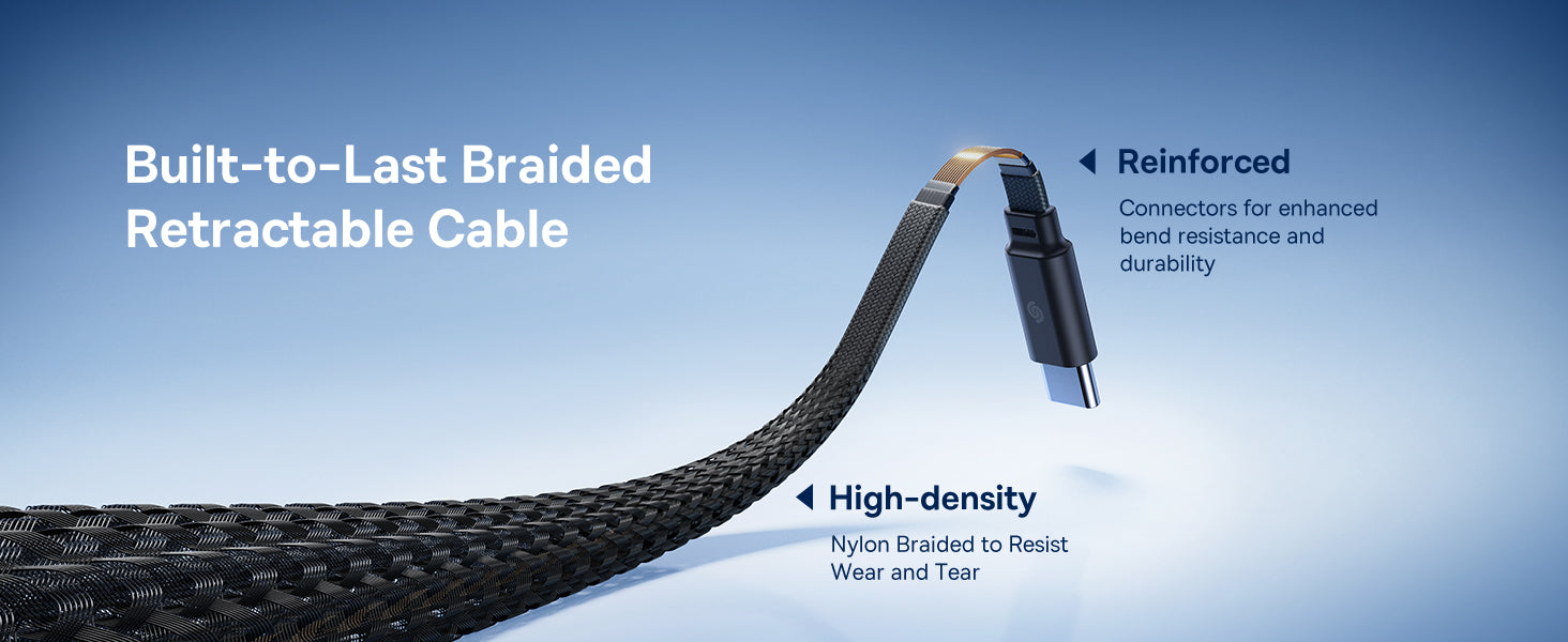 Odolný výsuvný kabel adaptéru Baseus PicoGo AG11