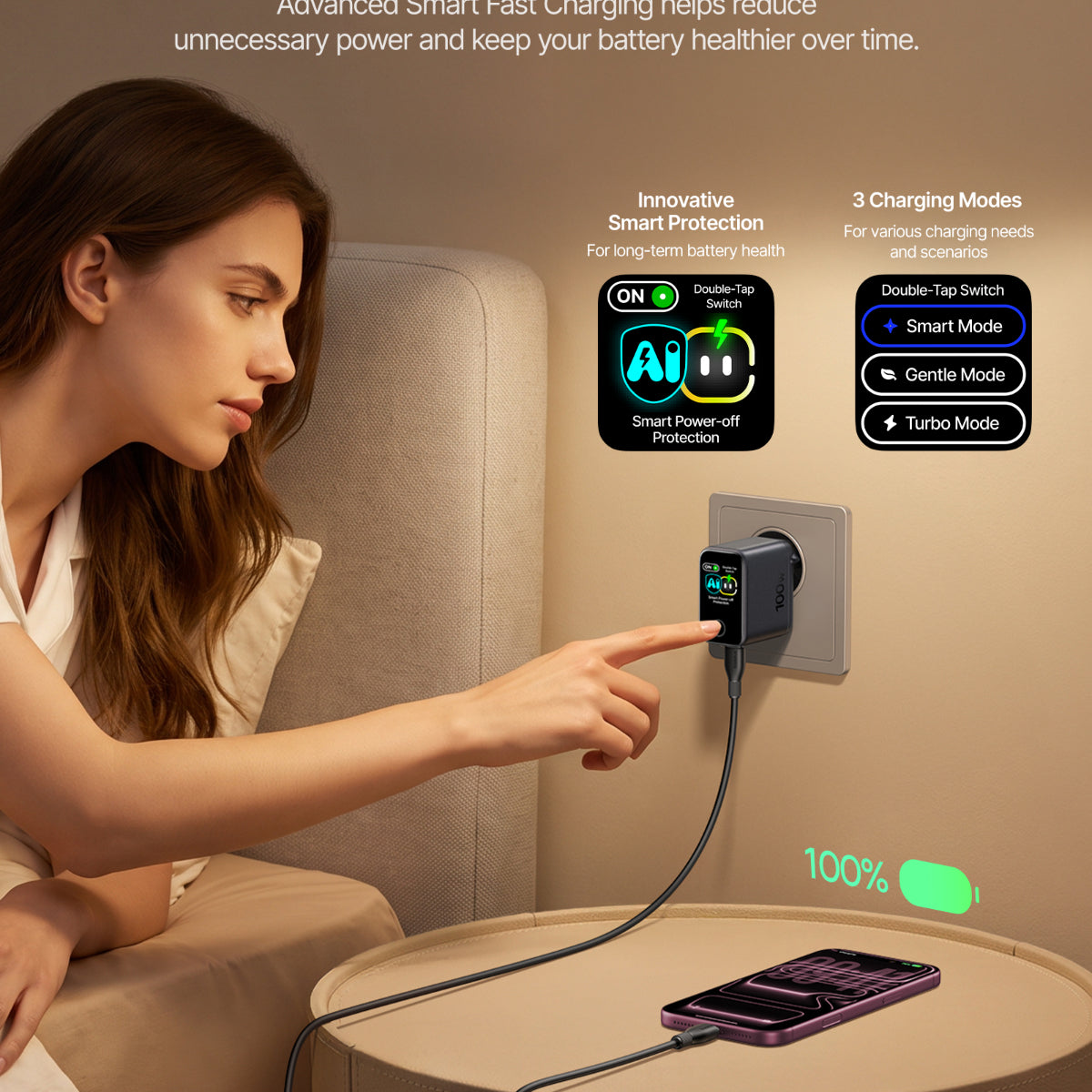 Baseus PicoGo Pro AH22 Digital Display Fast Charger 3C 100W