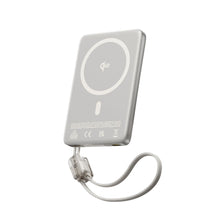 Baseus PicoGo AM41 Magnetic Power Bank with Built-in Cable 10000mAh 27W Titanium