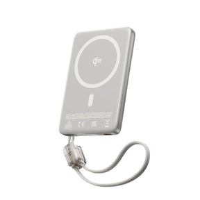 Baseus PicoGo AM41 Magnetic Power Bank with Built-in Cable 10000mAh 27W Titanium