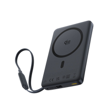 Baseus PicoGo AM52 Qi2.2 Magnetic Power Bank with Cable 10000mAh 45W Cosmic Black