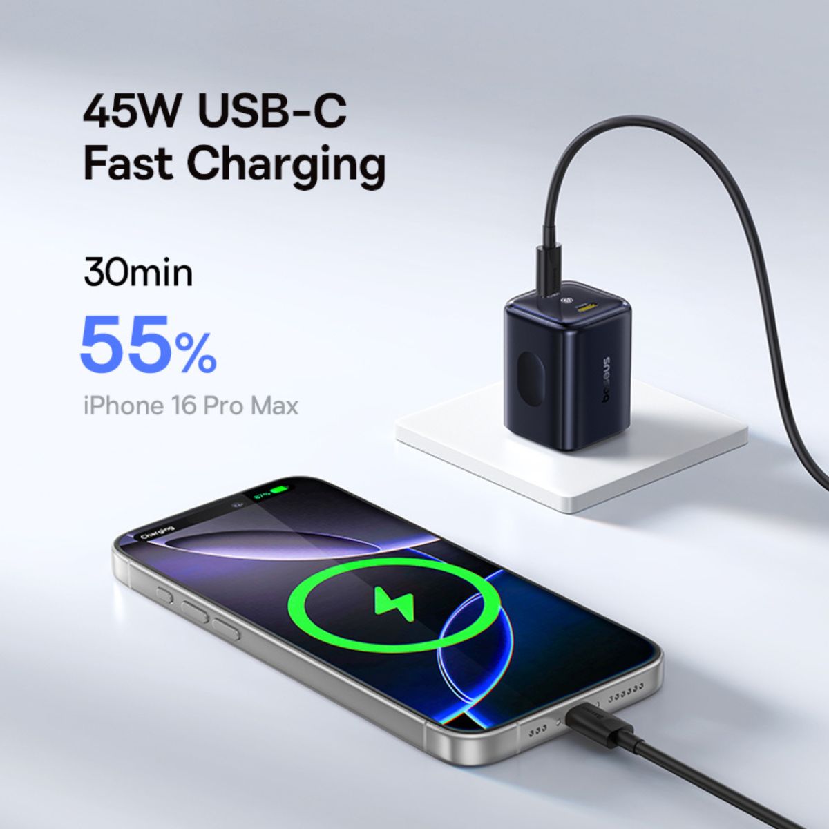 Baseus PicoGo AN13 Fast Charger 2C 45W