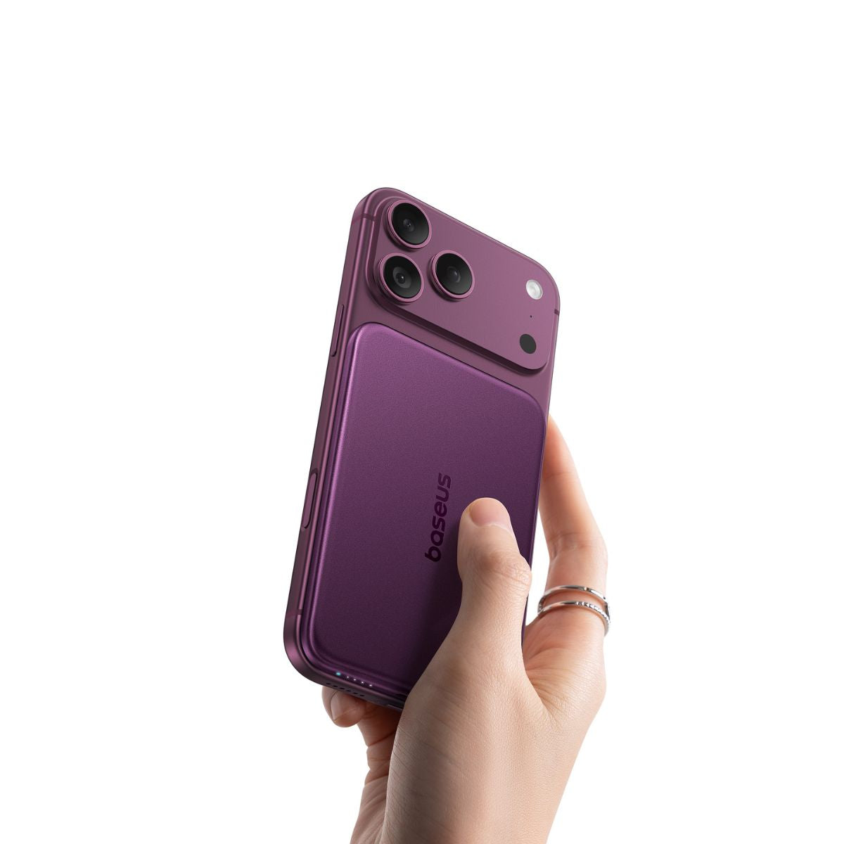 Baseus Picogo Air AM71 3C Magnetic Power Bank 5000mAh 22.5W Dark Cherry Edition