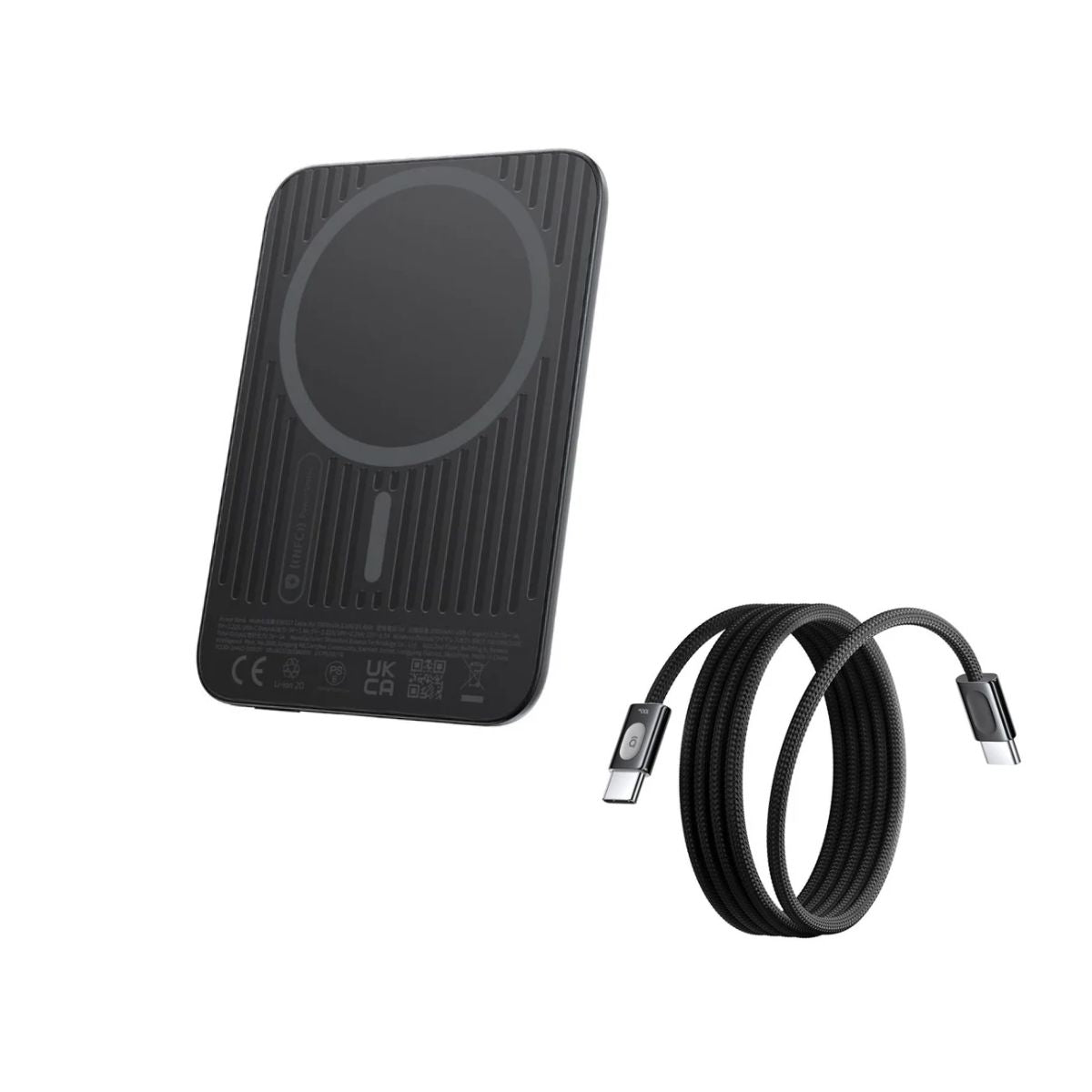 Baseus Picogo Air AM71 5000mAh Power Bank + FrostCore USB-C 100W Charging Data Cable Bundle