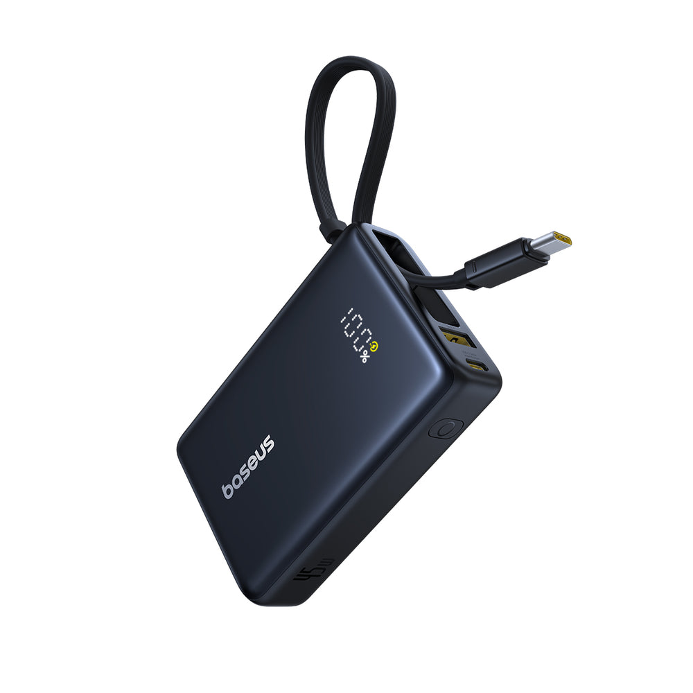 Baseus Picogo AM41 Power Bank, Ultra Slim 5000mAh Magsafe Powerbank, PD 20W de Carga Rápida, Portátil, Mini Bateria Externa Magnética con Cable USB C para iPhone 17/16/15/14/13/12, Titanio Baseus Picogo AM41 Power Bank, Ultra Slim 5000mAh Magsafe Powerbank, PD 20W de Carga Rápida, Portátil, Mini Bateria Externa Magnética con Cable USB C para iPhone 17/16/15/14/13/12, Titanio