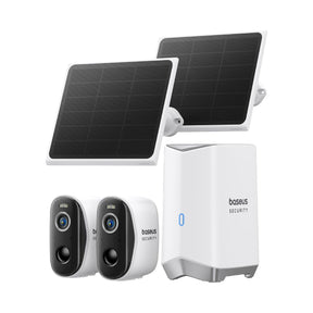 Baseus N1 Outdoor Security Camera 2-Cam Kit Solar Panel